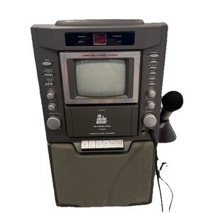 The Singing Machine STVG-500 Karaoke System - Tested Working W/Microphone W/CD
